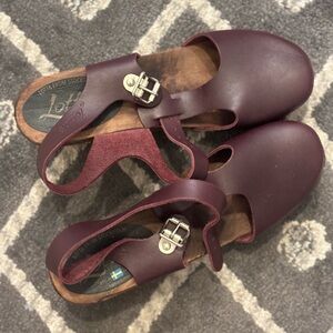 Lotta from Stockholm Burgundy/eggplant Clogs